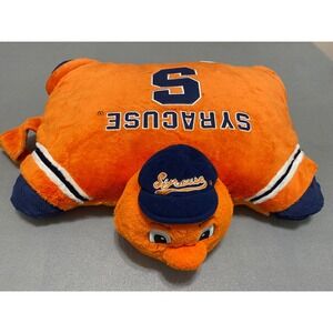 Pillow Pets Syracuse University Otto Orange Mascot Plush Folding Pillow 20in